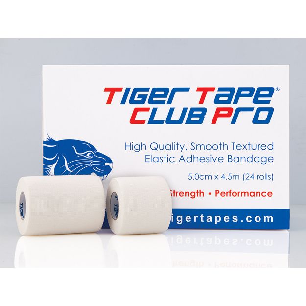 Afbeeldingen van Tiger Tape Club Pro 4,5 m – Elastische kleefbandage