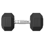 Afbeeldingen van Hex Rubber Dumbbells